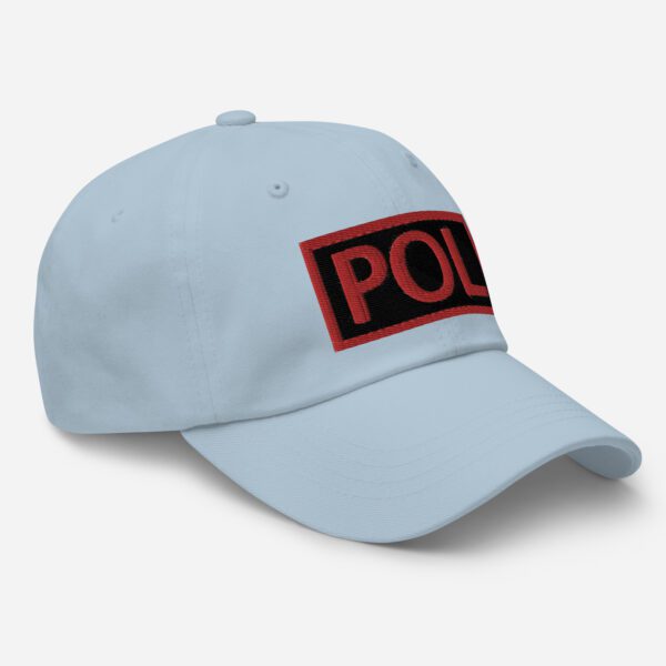 Embroidered (Black/Red) POL Duty Identifier - Dad Hat - Image 29
