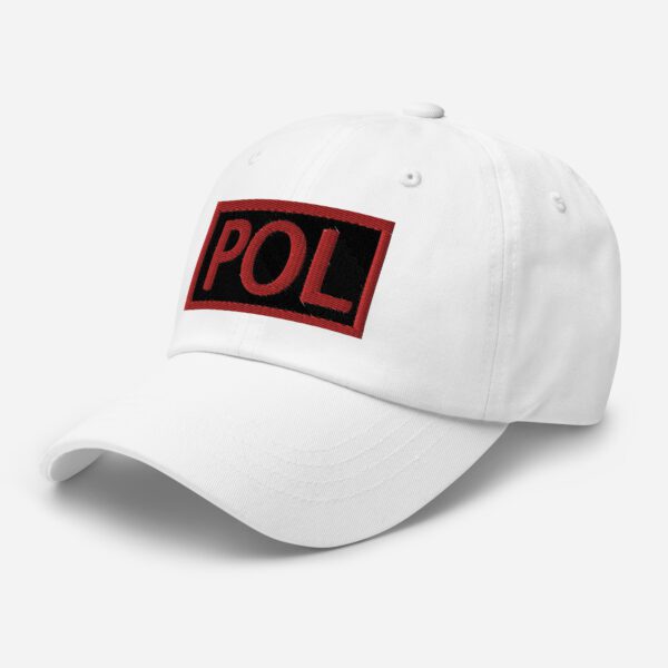 Embroidered (Black/Red) POL Duty Identifier - Dad Hat - Image 33