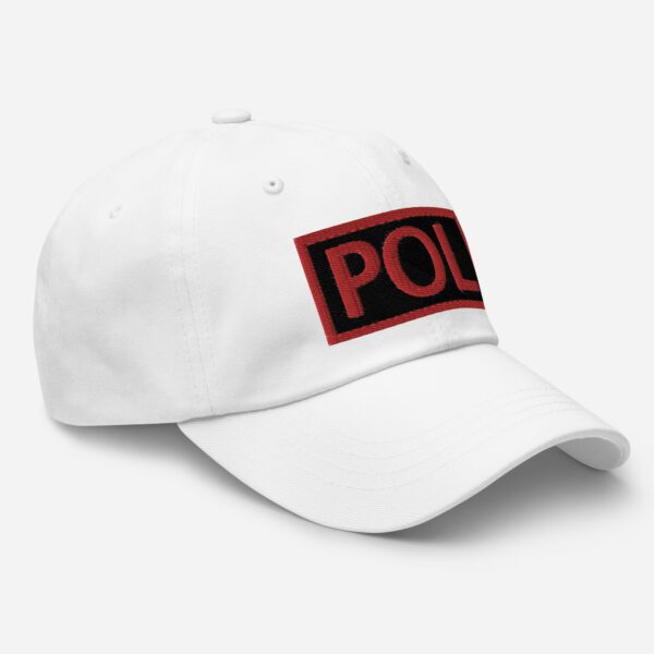Embroidered (Black/Red) POL Duty Identifier - Dad Hat - Image 32